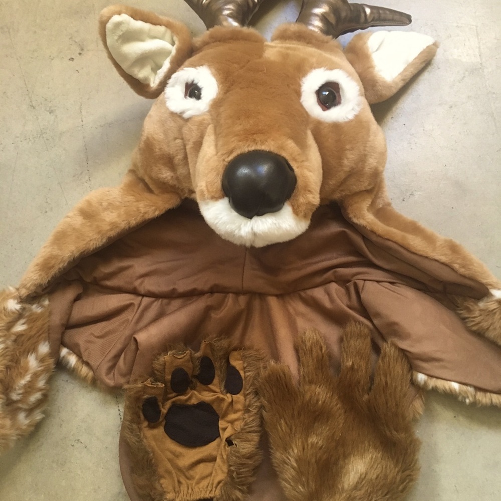Deer costume- headdress and paws